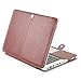 MOSISO Compatible with MacBook Pro 13 inch Case with CD-ROM (Model: A1278, Old Version Early 2012/2011/2010/2009/2008 Release), Premium PU Leather Book Folio Protective Stand Cover Sleeve, Brown