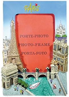 Paris Eiffel Tower and Monuments 4''x 2.5'' Photo Frame