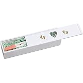 Lxmxgk Pregnancy Test Keepsake Box, Pregnancy Acrylic Announcement Gift, Surprise Pregnancy Announcement Box, Baby Memory Souvenir Collection Box, Baby Reveal Gift for Husband Grandparents Parents