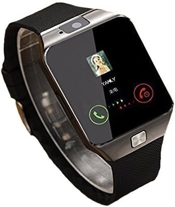SYL PLUS Bluetooth Smart Watch Compatible with All 3G, 4G Phone with Camera and Sim Card Support Compatible with All Android and iOS Smartphones M9 (Black)