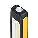 Cat CT1205 Rechargeable Slim Light 175 Lumen Front Panel Flood Light/100 Lumen Top Beam with a Magnetic Pocket Clip(Black/Yellow)