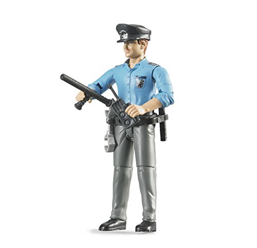 Bruder Policeman Light Skin Toy Figure with Accessories
