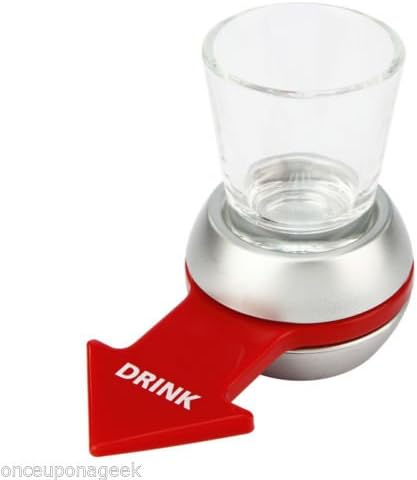 Spin the Shot Alcohol Drinking Game Rave Party Novelty Roulette Drinking Game