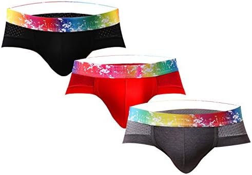 CENCISHOW Men's Underwear,Neartime Low Waist Shorts Mens Boxers Under pants Soft Briefs (M, Grey-M)