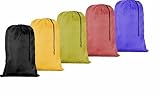 Bon Bonito Large 30 X 40 Laundry Bag with Cord Assorted Colors and Patterns (6)