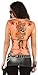 Womans: Black Leather & Tattoos Costume Tee T-Shirt Size XXL