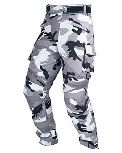 Juicy Trendz Men's Textile Camo Trouser Motorcycle Armour Biker Motorbike Waterproof Camo