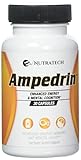 Ampedrin - All Natural Brain Function and Energy Stimulant Supplement by Nutratech, 30 Caps