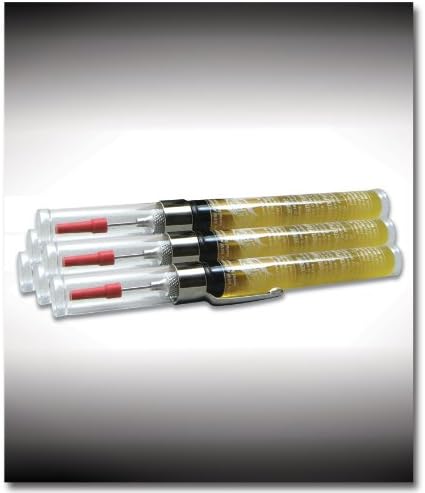 Bundle of 6 Quick Release Oil Refillable ¼ oz Pen Precision Oilers. Cleans, Lubes, Protects.