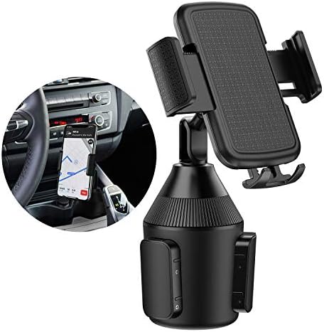 Car Cup Holder Phone Mount Universal Adjustable Cradle Phone Holder for Car iPhone 12/11 Pro Max/Xs/Max/X/XR ,Samsung Note 10/9/ S21+/S20/ S10/ S9/ S9+ by DALUZ Car Cup Holder Phone Mount Universal Adjustable Cradle Phone Holder for Car iPhone 12/11 Pro Max/Xs/Max/X/XR ,Samsung Note 10/9/ S21+/S20/ S10/ S9/ S9+ by DALUZ