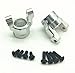 Treal Aluminum C-Hub Carrier for Axial Wraith & RR10 1:10 RC Car - Silver