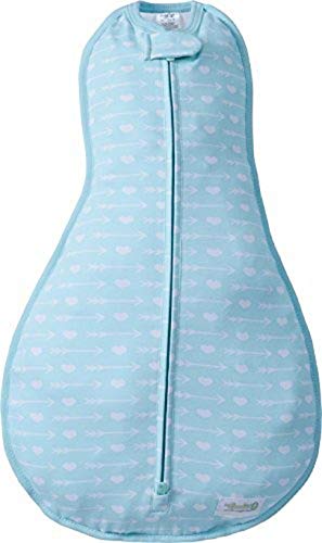 Woombie Original Nursery Swaddling Blanket - for Babies 3-6 Months (Heathered Pink, 14-19 Pounds)