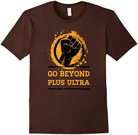 Mens Go Beyond Plus Ultra Graphic Shirt Large Brown