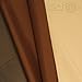 Chicology Cordless Magnetic Roman Shades / Window Blind Fabric Curtain Drape, Thermal, Room Darkening - Mountain Chocolate, 27