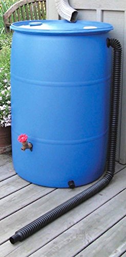 Earthminded Rain Barrel Connector Kit – DIY Parts to Link 2 Rain Water Collection Barrels – Increase Water Storage Capacity, Easy to Install - Ideal for the Home and Garden to Help with Outdoor Tasks