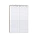 STAPLES TRU RED Steno Notepads, 6 x 9 Inch, Gregg Ruled, Top Wire-Bound Notebooks, Cardstock Cover, 80-Sheets, 12-Pack, White Paper