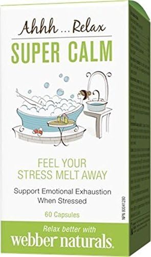Webber Naturals Super Calm, 60 Capsules