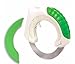 2nd Generation Innovative Pizza Cutter Sharp Multi-Purpose Circular Rolling Knife Blade With Cover. Stainless Steel. Best Way To Cut Pizzas Vegetables And More. (green)