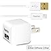 Hama MicroCube 12Watt/2.4 Amp USB Charger + Military Grade MFi Certified Lightning Cable