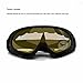 FREEHAWK® Adjustable UV Protective Outdoor Glasses Motorcycle Goggles Dust-proof Protective Combat Goggles Military Sunglasses Outdoor Tactical Goggles to Prevent Particulates in Yellow