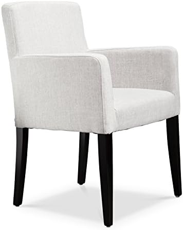 Artemano Maria Fabric Armchair, 24" x 25" x 39", Cream