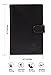 RFID Blocking Genuine Leather Passport Holder Cover Case and Travel Wallet for Men and Women - Black