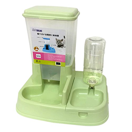 UHeng Pet Dog Cat Automatic Pet Feeder Drinker Dispenser Food Water Bowl - Thumbnail 3