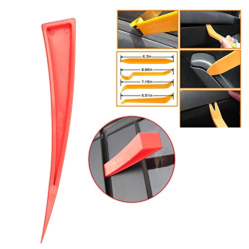 Professional Car Lockout Kit (13 pcs) Emergency Vehicle Door Unlock Tools with LED Light, Long