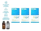 Bottle Bright 3 Pack (36 Tablets) - All Natural, Biodegradable, Chlorine & Odor Free Water Bottle & Hydration Pack Cleaning Tablets