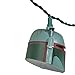 STAR WARS Kurt Adler 10-Light Boba Fett Helmet Light Set