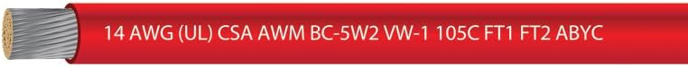 EWCS 14 AWG UL Approved Marine Grade Primary Tinned Copper Boat Wire Rated 600 Volts Spec - Red - 100 Feet - Made in USA : Sports & Outdoors