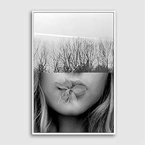 Framed Canvas Home Artwork Decoration Portrait Canvas Wall Art for Living Room, Bedroom - 16x24 inches
