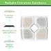 Rarloner Square Filters for Cat Fountain, 8 Pack Cat Fountain Filters, Suitable for 2.5L Pet Flower Fountains,Ion Exchange Resin and Activated Carbon pet Fountain Filters