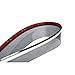 VXMOTOR for 2013-2017 Honda Accord Sedan 4 Door ONLY - Chrome Trim PC* Smoke Tinted Clip On Window Visor Rain Guard Defector Polycarbonate* - PC Best Material