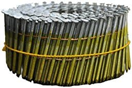 3" Coil Nails HD Galvanized Ring Fits 15° Bostitch, Senco, Max Nailers (400)