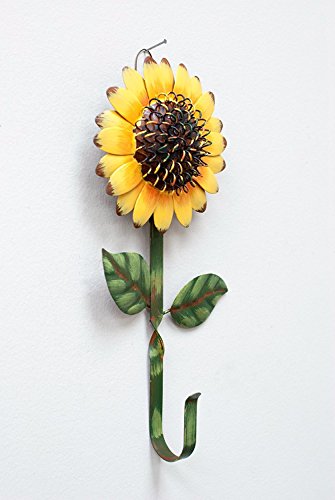 YK Decor Metal Sunflower Home Hook