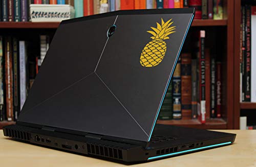 ViaVinyl Pineapple decal. Perfect for automobile windows, iPhone and Android cell phones, iPad and Tablets, Macbook Laptops and more! (Gold)