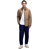 Barbour Men's Baston Liddesdale Quilted Jacket, Military Brown