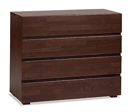 Hasena Woodline Chocolate Lovara Beech Chest Of Drawers 4 Drawers