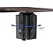 Flexispot Adjustable Computer Mount | Under Desk CPU Mount 180-degree Swivel CPU Holder | Desk and Floor Space Saving.