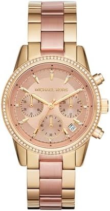 Amazon.com: Michael Kors Women's Brynn Chronograph Rose Gold-Tone