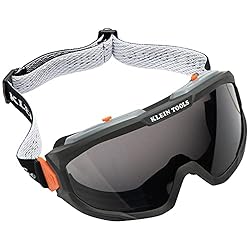 Klein Tools 60480 Safety Goggles, Tinted Gray Lens