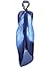 HESTYA Women Shawls and Wraps Silk Scarf for Women Swimwear Wrap Sarong (Blue)