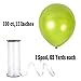 Treasured Metallic Lime Green Balloons - Neon & Apple Green Latex Balloons - 12 Inch, 100 Count