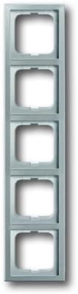 Busch-Jaeger 1725 Frame Cover Frame for 5 Sockets Stainless Steel 1725 866 K