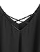 LILBETTER Women's Summer Sexy Sleeveless Strappy Swing Dress(Black M)