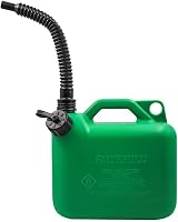 Faithfull 5 Litre Plastic Fuel Can Green UN 16 1558 23 view 2