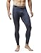 Tesla TM-YUP21-DGY_Large Men's Thermal Wintergear Compression Baselayer Pants Leggings YUP21