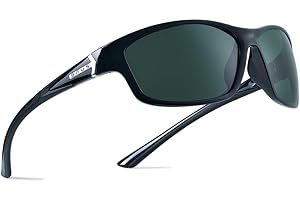 B.N.U.S Corning glass lenses polarized sunglasses for men and women UV400 Protection for Fishing Cycling Driving Italy made