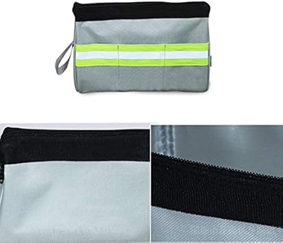 QuTess Tool Bags Gardening Tote Bag Outdoor Multi Pocket Garden Tool Kit Holder Bag Compact Hand Tool Gardeners Storage Bag Tote Organizer Garden Tote Multifunction Oxford Canvas Waterproof Toolkit